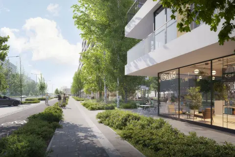 Lokale usługowe na parterze budynku Nowa Alternatywa